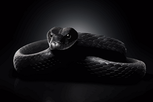 black snake, vector