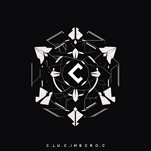 modern stylish trendy minimalistic vector logo of "CC"