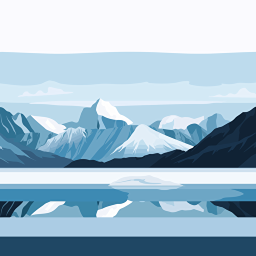 The glacier category contains vector images representing ice formations found in icy landscapes. Images may include towering ice cliffs, frozen lakes, snow-capped mountains, and shimmering glaciers. These images capture the beauty and serenity of the icy world.