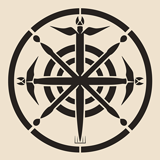 logo, B et I::5, avec bambou, plat, vectoriel, fond blanc