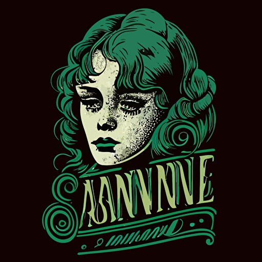 Vector logo of: So long Marianne. Chunky font