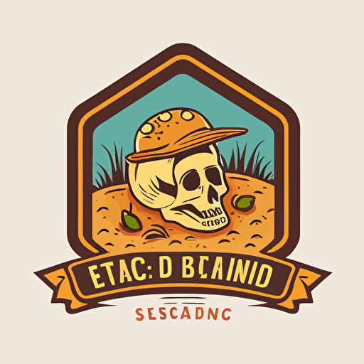 vector based logo for a learning system to teach people how to dig safely