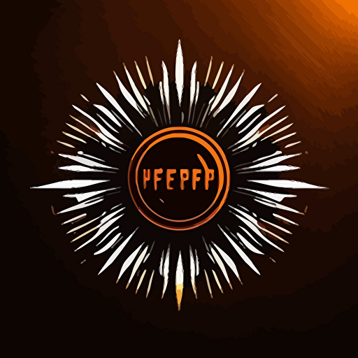 vector logo, circle, simple, Henrion style