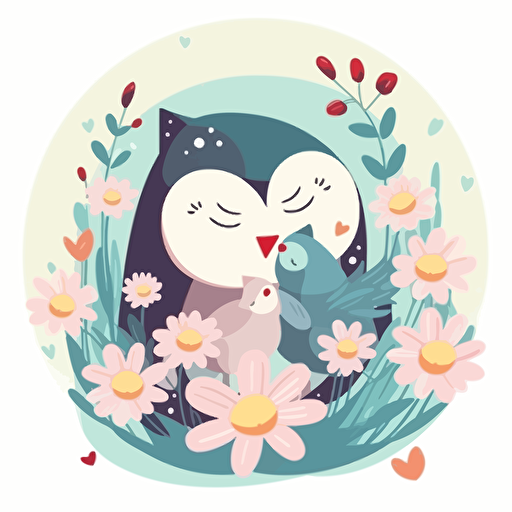 cute Simple mothers day vector design