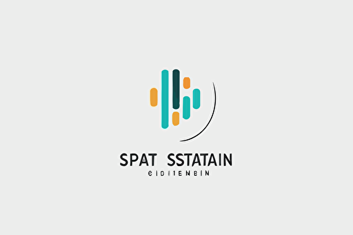 flat vector logo icon, SEO, data-stream, corporate business logo template design, minimalist, modern logo, minimalism