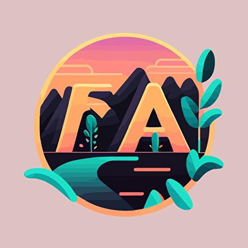 a vector prompt logo like figma,