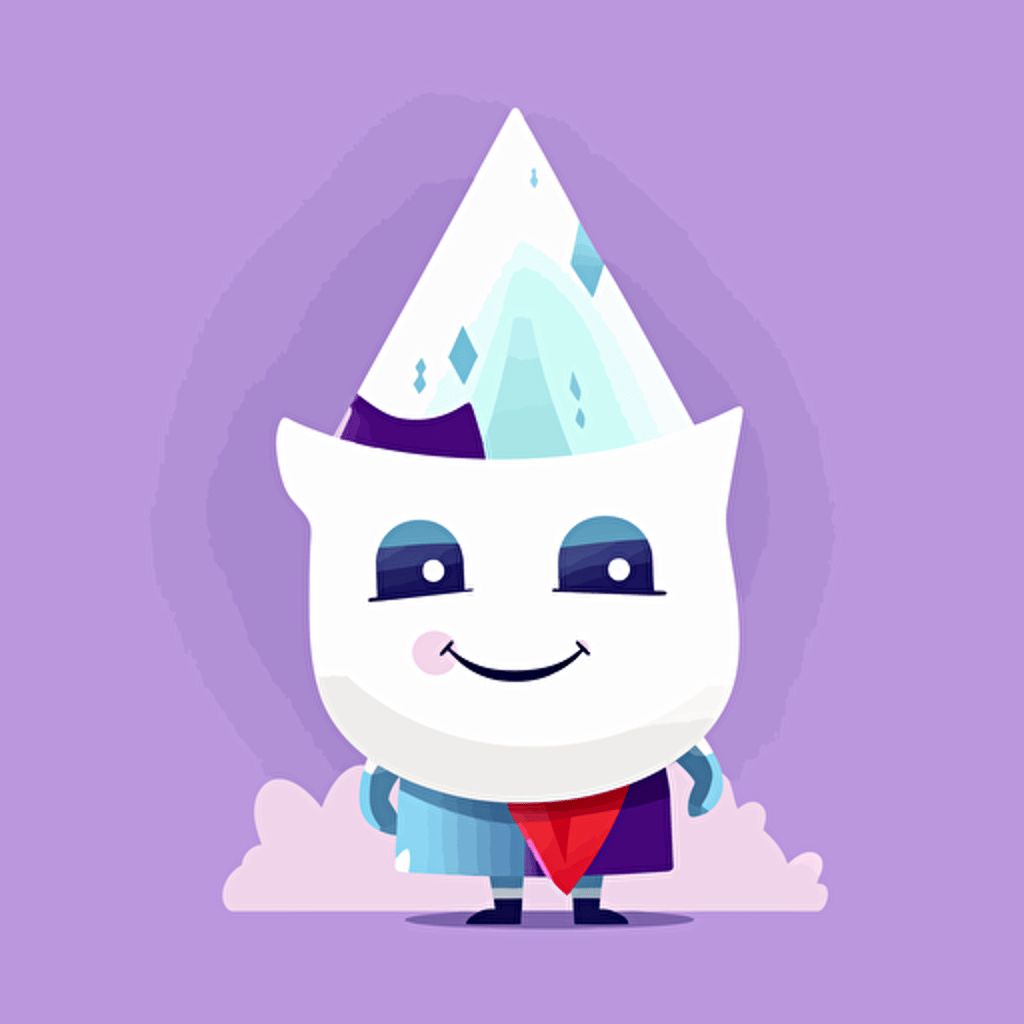 Chowder cartoon, Chowder as a playing card, trading card, minimalist, simple, painting, vector, illustration, vibrant colors