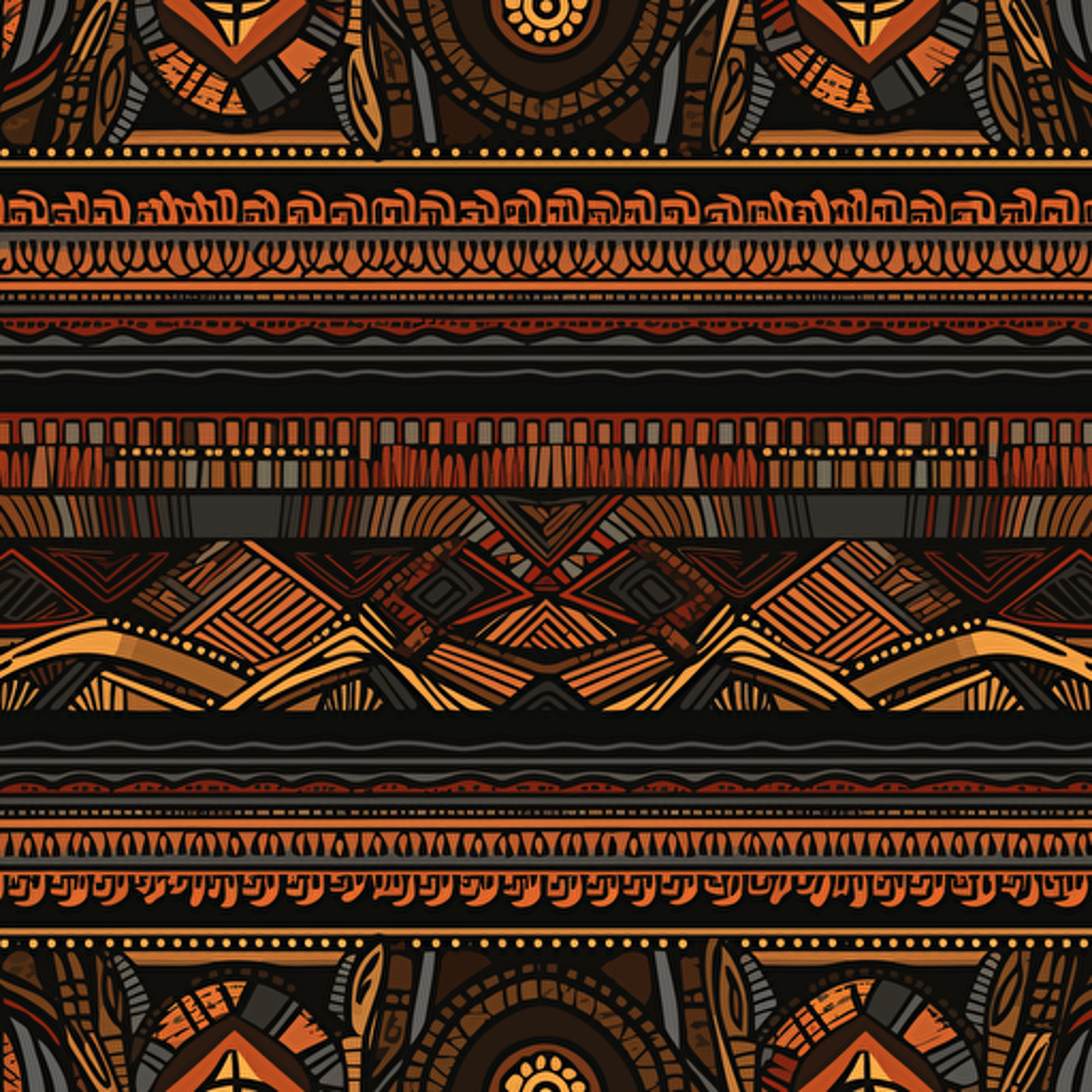 african tribal pattern vector