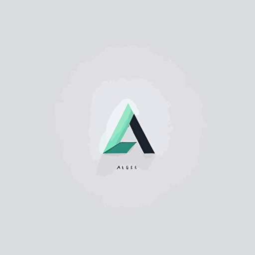 simple logo design of letter “A”, flat 2d, vector, company logo, minimalistic