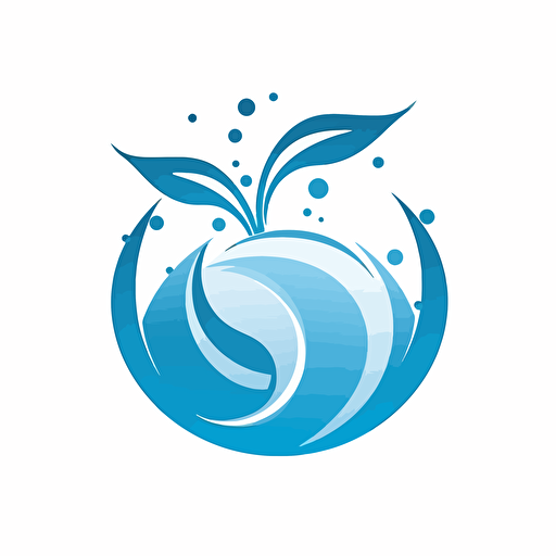 vector logo water purification