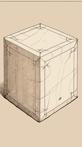 Sepia tone, line drawing, texte box. minimalist Vector, dnd