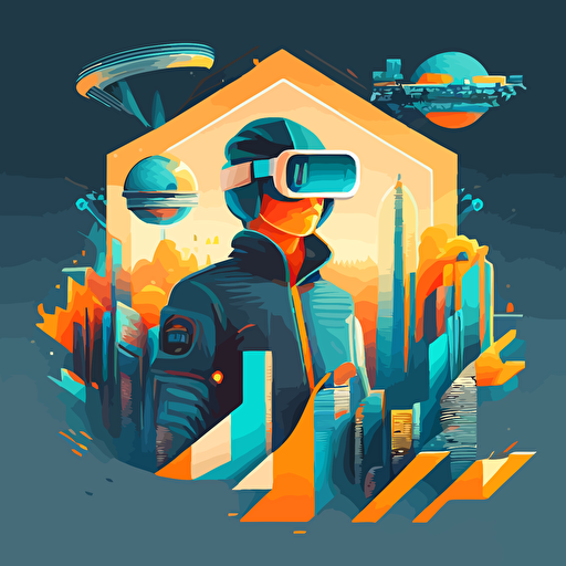 High tech vector illustration