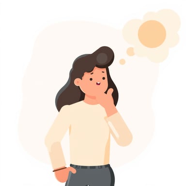 a person daydreaming