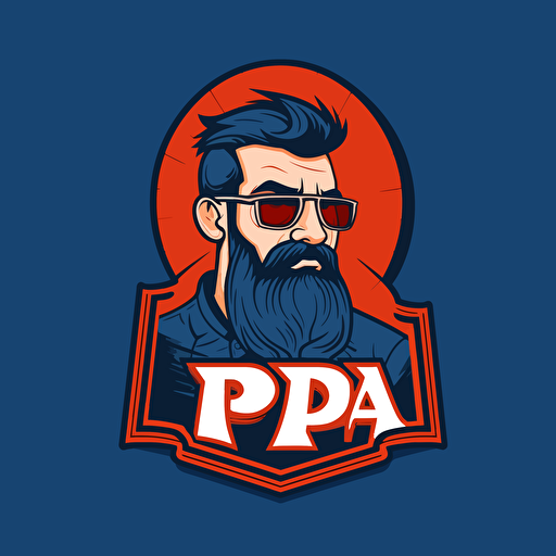 a simple vector logo for I.P.A.