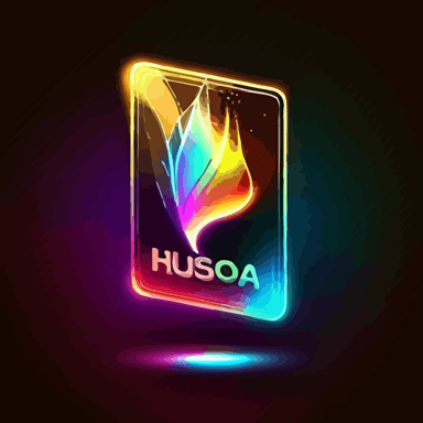 logo hot hand vector sports cards shiny hologram