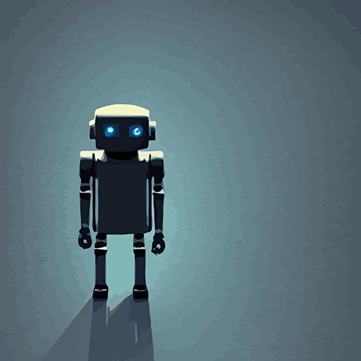 sad robot going walk park mads berg karolis strautniekas film noir stippled light dramatic lighting editorial illustration detailed fine texture matte print art deco dark blue dark orange red black octane render unreal engine redshift render 3d