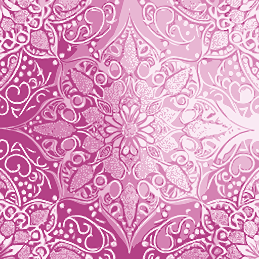 pink glitter pattern, intricate details 2D, Vector art,
