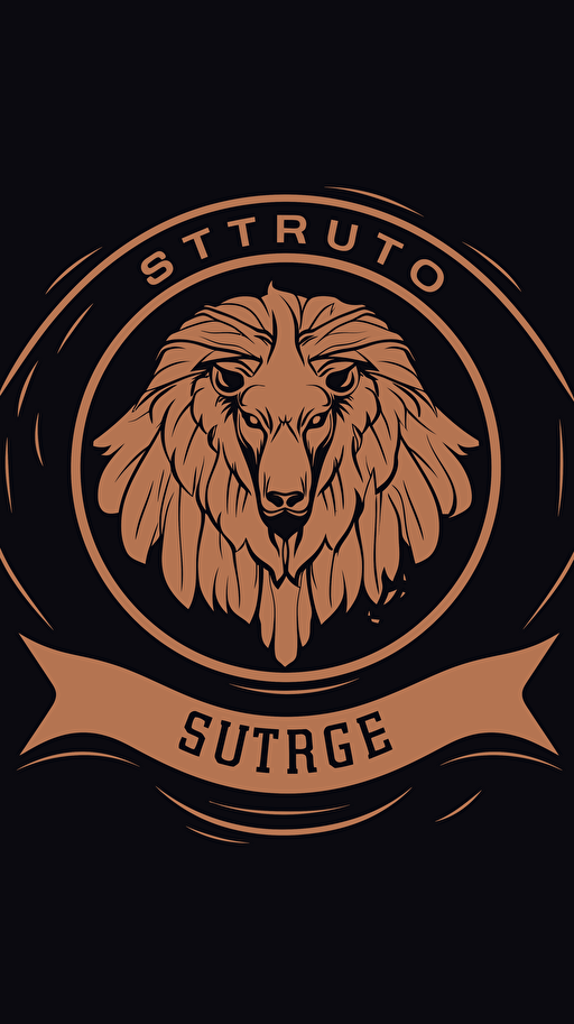 Create a ultra simplistic vector logo image on transparent background that represents courage after struggling with trauma and ptsd in the style of Steff Geissbuhler