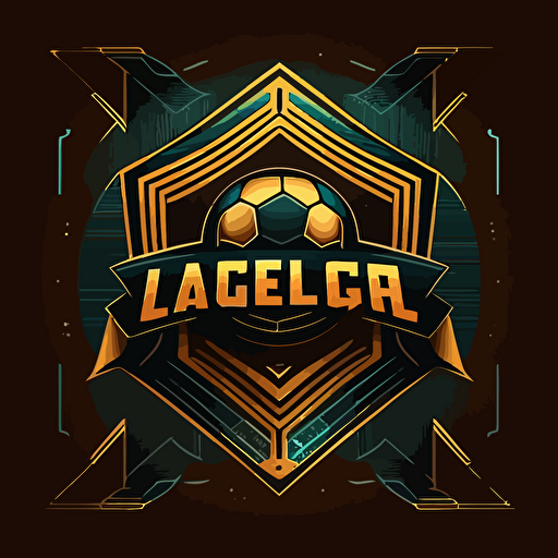 vector logo style football leauge