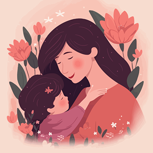 Simple mothers day vector design