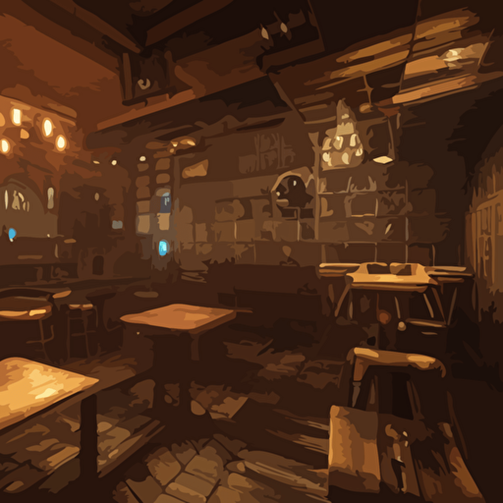 interior design tavern mixed style medieval style cyberpunk details hiromasa ogura rendered unreal engine 5 artstationhd 4k 8k 3d render 3d houdini cinema 4d octane rtx volumetric natural light