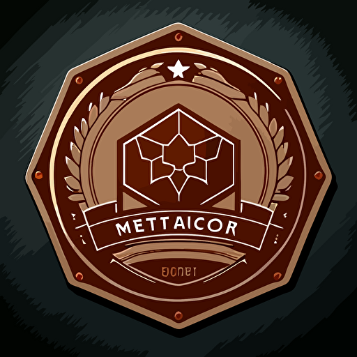 an emblem for a teacher group, vector, simple