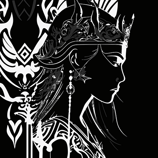 create a borderless wallpaper border design based on japanese ainu patterns and apache gaan dancer crown images and symbols black and white vector