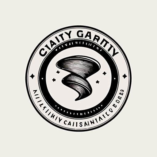 simple vector logo for company called gravity fabric