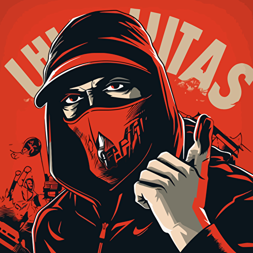 football ultras vector art