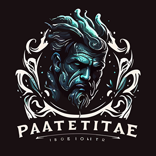 vector logo painter, sculptor, painting, creature, creative