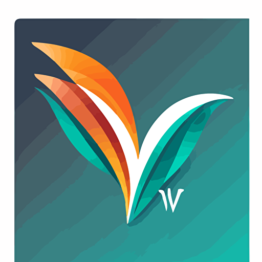 vector illustration, company logo, management tool, sleek, vibrand teal and orange colours, modern, no background, transparent background, innovative, result-driven, efficient, reliable, no complex designs, collaborative, user-friendly