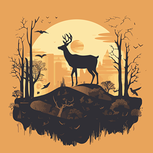 silhouett Design ,simple illustration ,money::5,vector