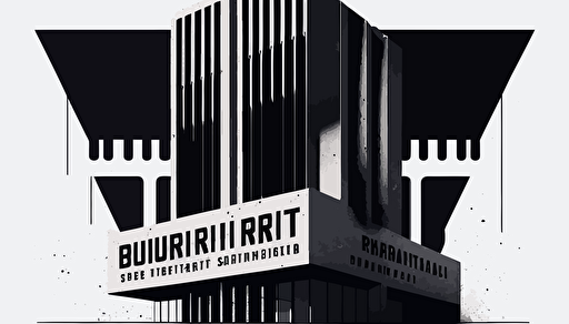 logo, vector illustration, brutalism, start upprompt