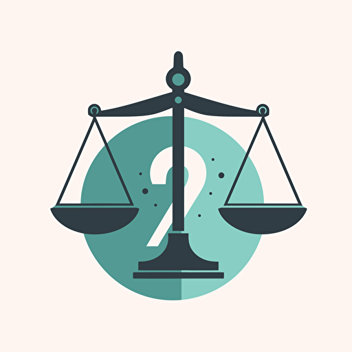 vector flat legal answers logo