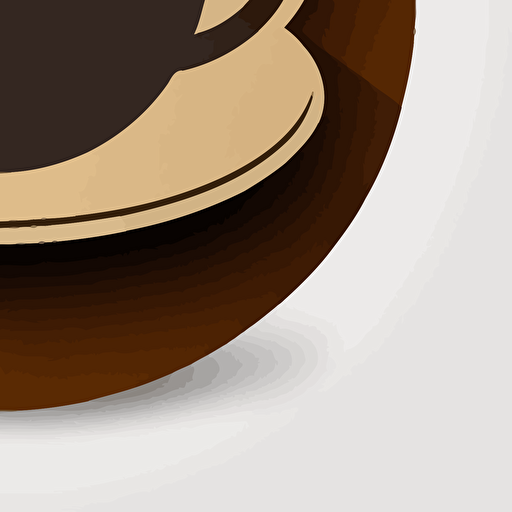 2d vector simple coffee cup icon