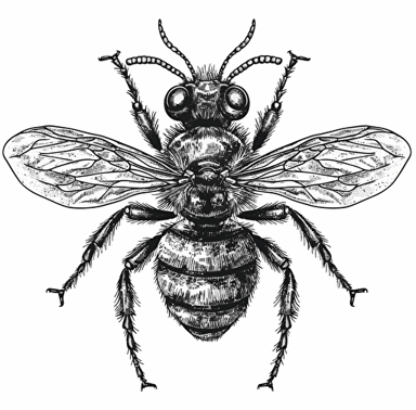 Aleyrodidae insect, in the style of vector illustrations, monochromatic sketches, white background