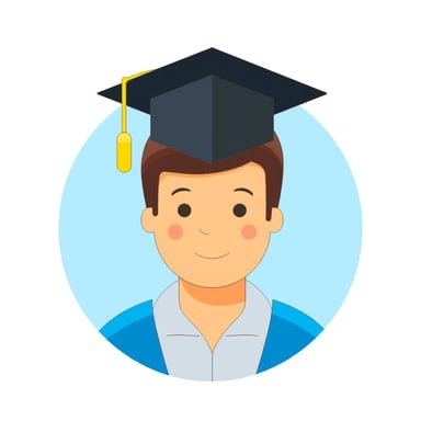 a man graduating from college