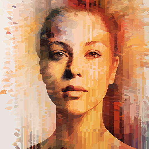 Generate an image of a vector database