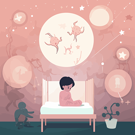 vector, illustration, child, room child, sign, zodiac, cancer, 6144x6144