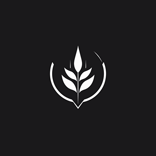 logo, vector, flat, smooth, black, white backround, modern, fancy, minimalistic,