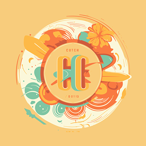 vector logo, summer, "C18"