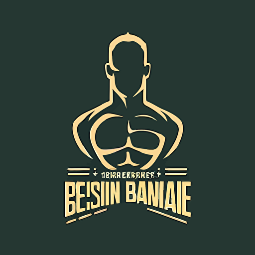 body engineer personal trainer simple vector logo