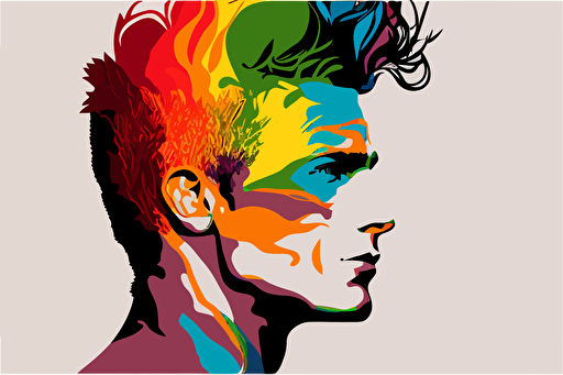 vector image Gay identity art.
