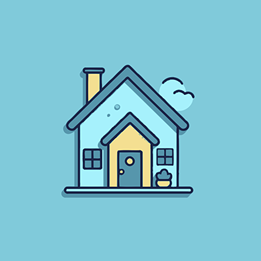 house icon, vector, flat background, one color, minimalist