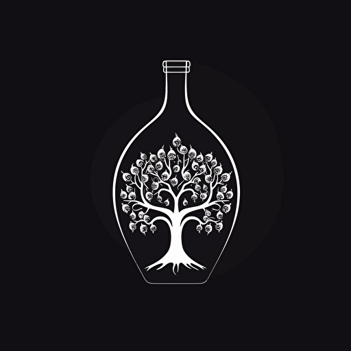 logo of wine producing company TOMAI, minimalistic, vector