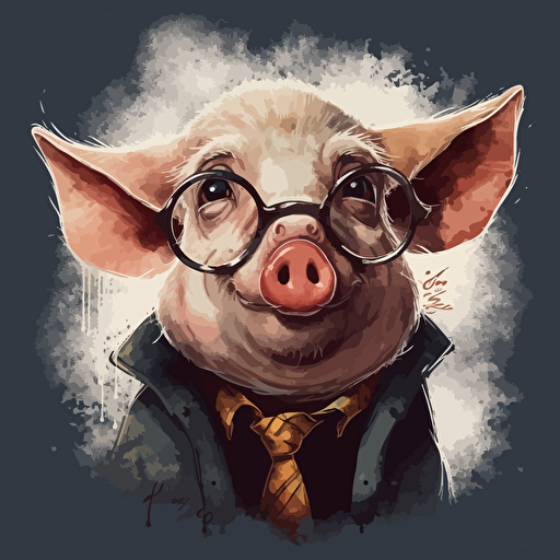 pig, vector, harry potter,