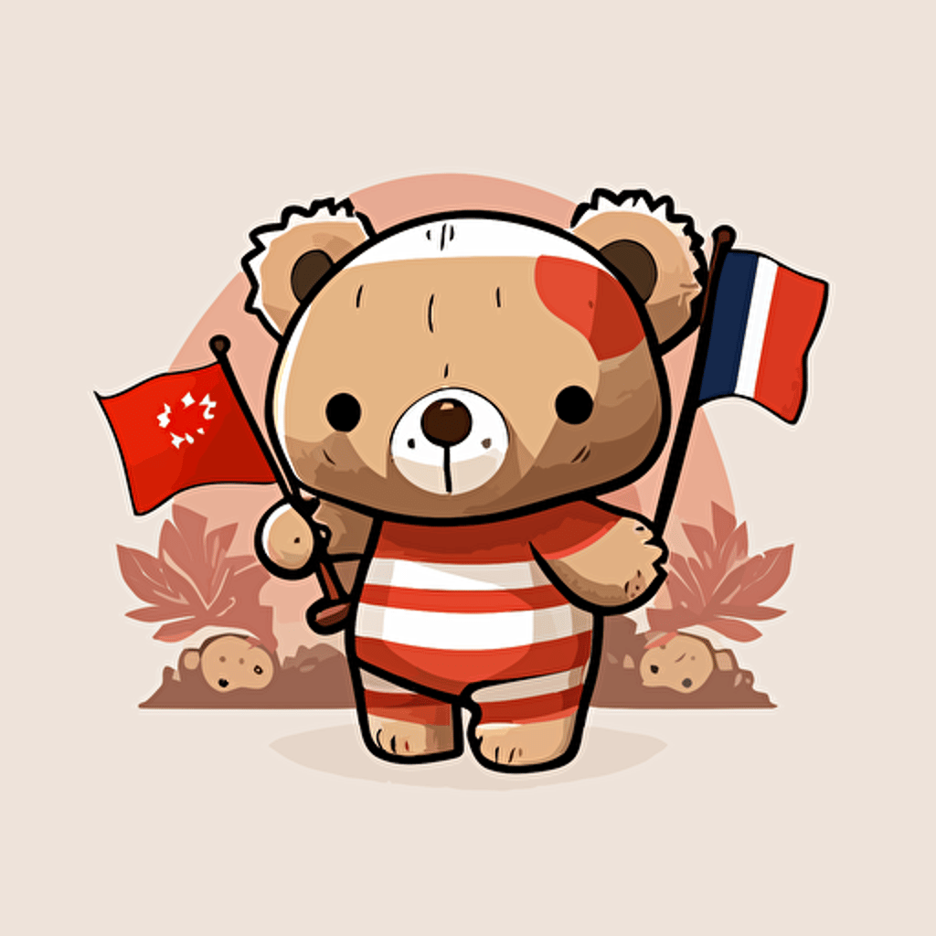 vector art taiwan cartoon bear