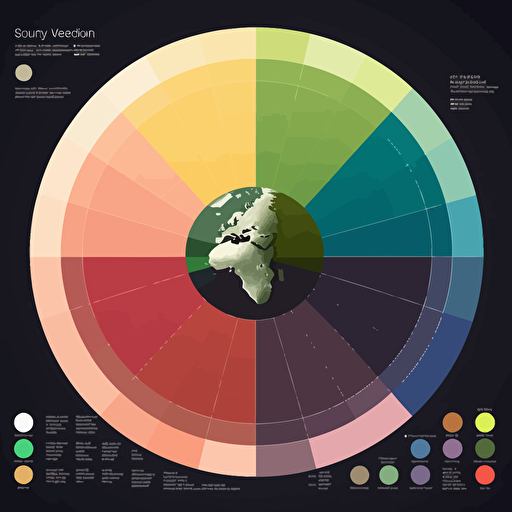 design a logo for earth visualisation charts, vector, solid colors