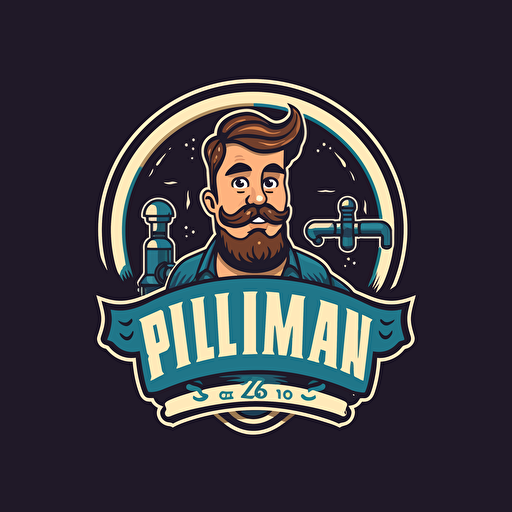 plumbing business Logo, vector