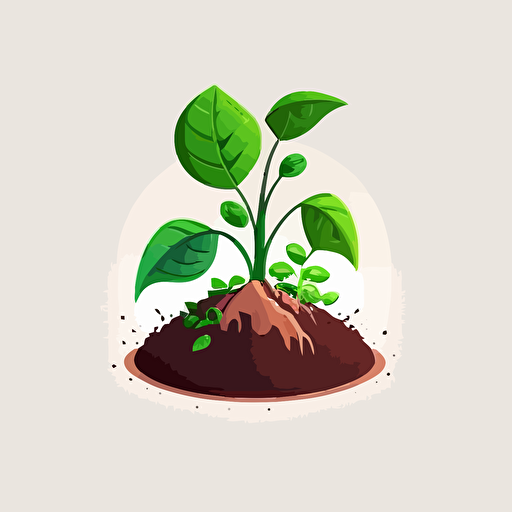 dibujo vector icono agroecologia ecologia mano sosteniendo planta